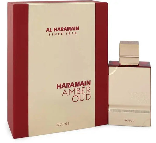 AMBER OUD ROUGE - AL HARAMAIN caja de lujo